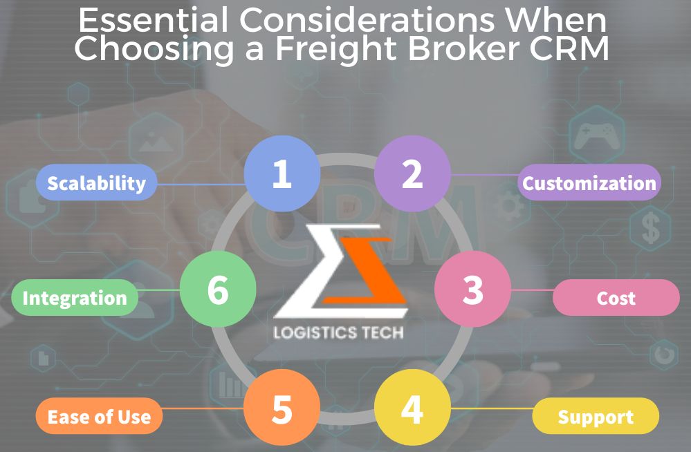 Essential Considerations When Choosing a Freight Broker CRM